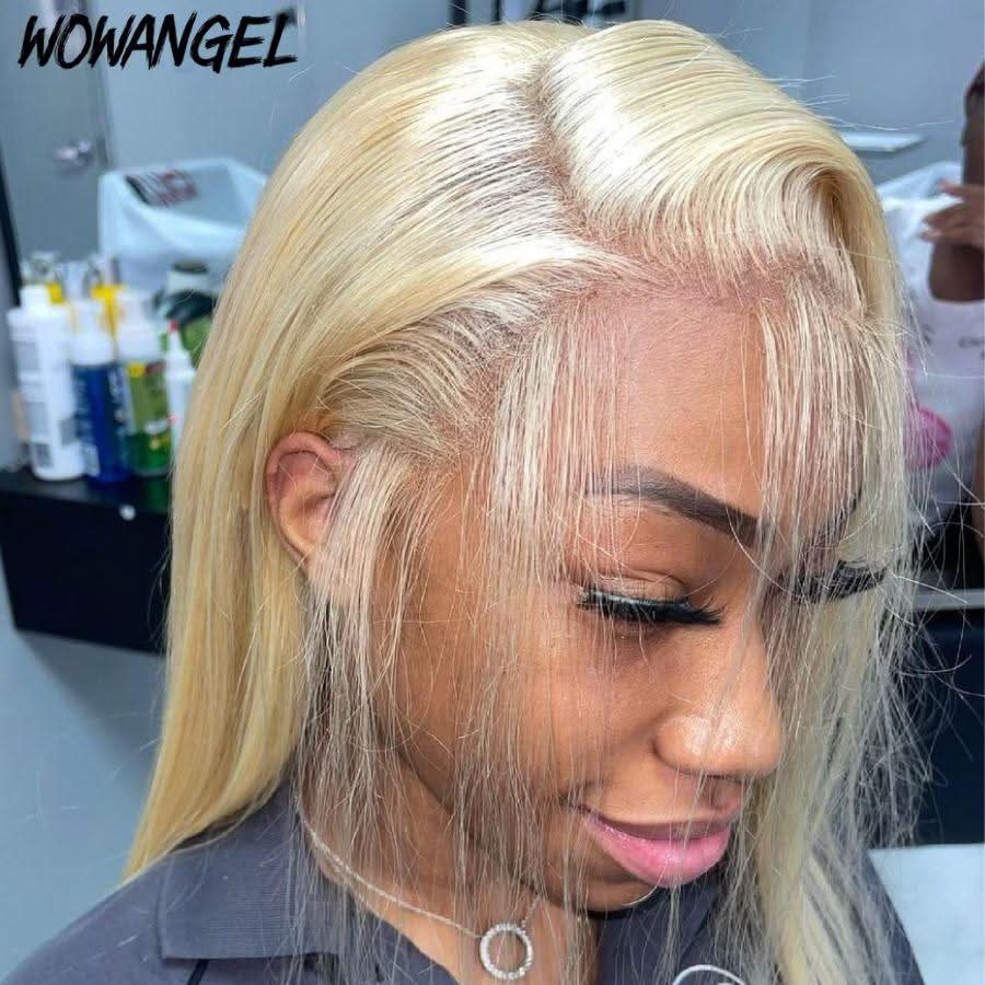 Upgrade 2.0 | 613 Blonde Skinlike Real HD 13x4 Lace Full Frontal Wig Straight Glueless Wig - Image 3