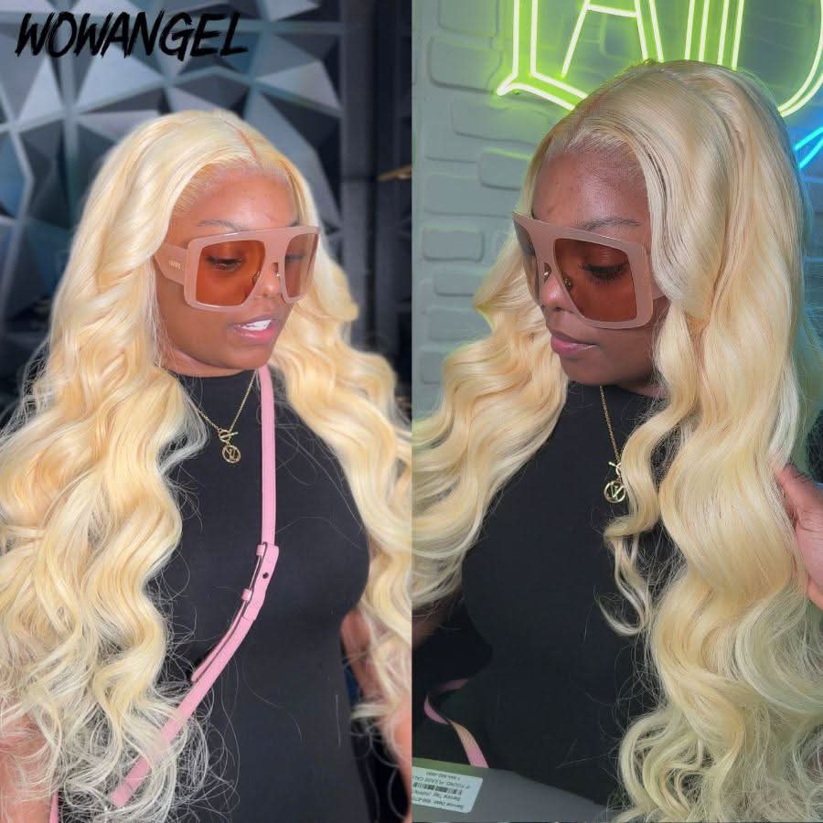 Upgrade 2.0 | 613 Blonde 13x4 Full Frontal Wigs Body Wave Glueless 5x5 Lace Closure Wig - Image 5