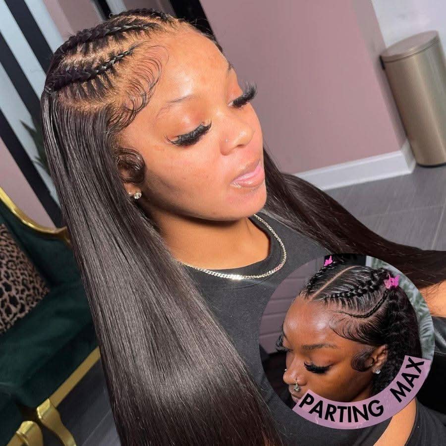 WOWANGEL Skinlike Real HD Lace 13X6 Full Frontal Wig Silk Straight Pre Plucked - Image 3