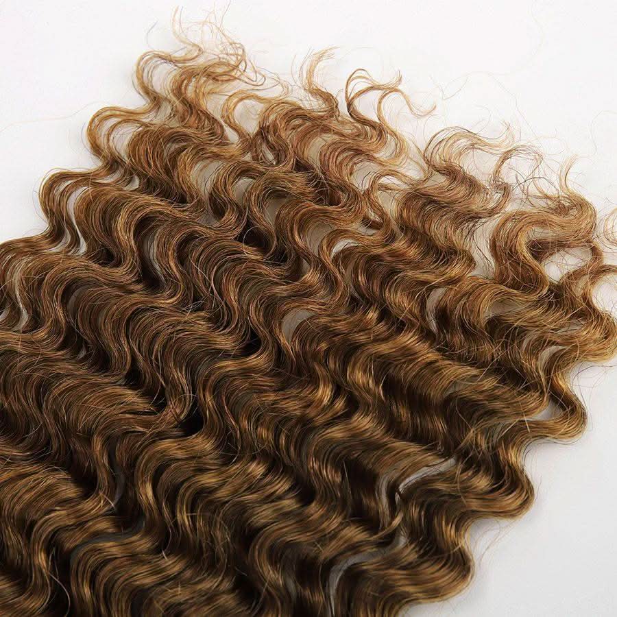 WOWANGEL 30# Color Human Braiding Hair For Boho Braids Deep Wave 100g - Image 5