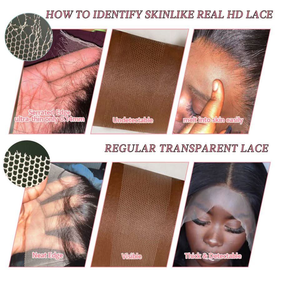 WOWANGEL 34 inch 13X6 HD Lace Full Frontal Wig Long Length Straight Wig - Image 7