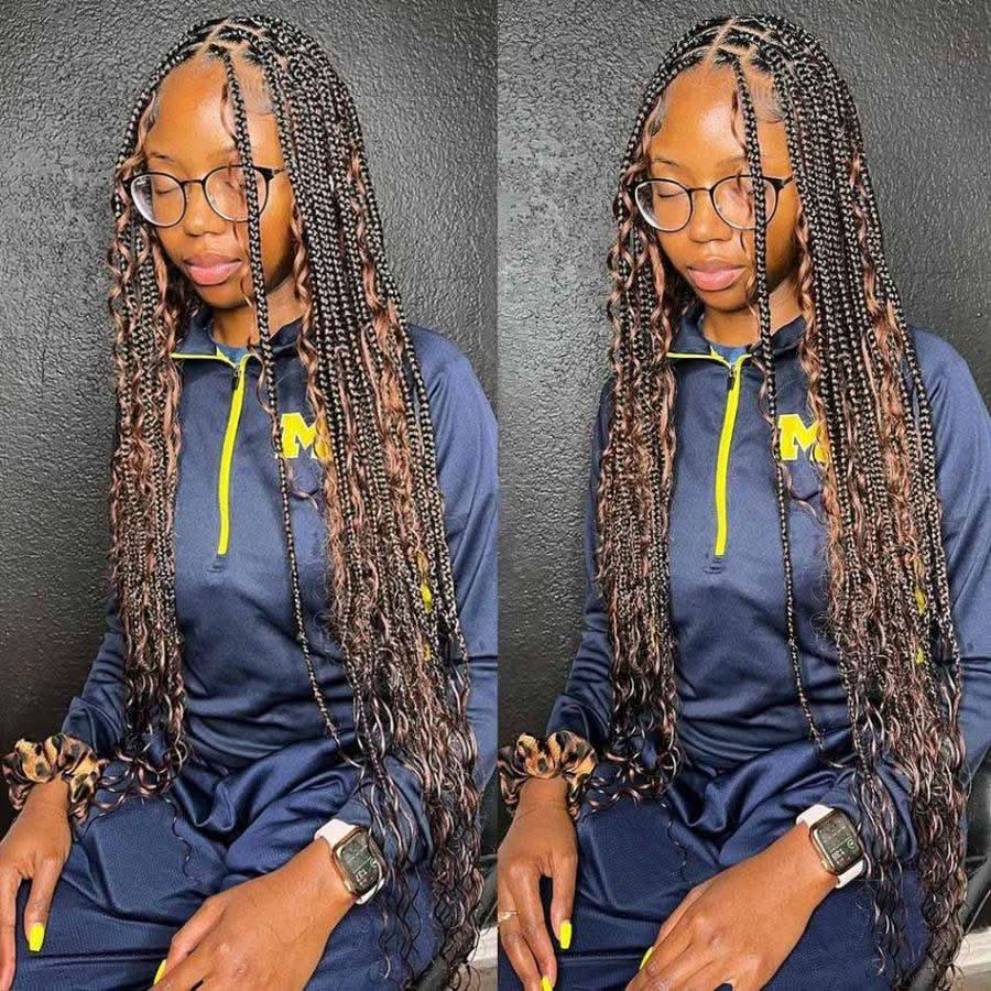 WOWANGEL #4 Brown Bulk Human Hair for Braiding Deep Wave 100g - Image 4