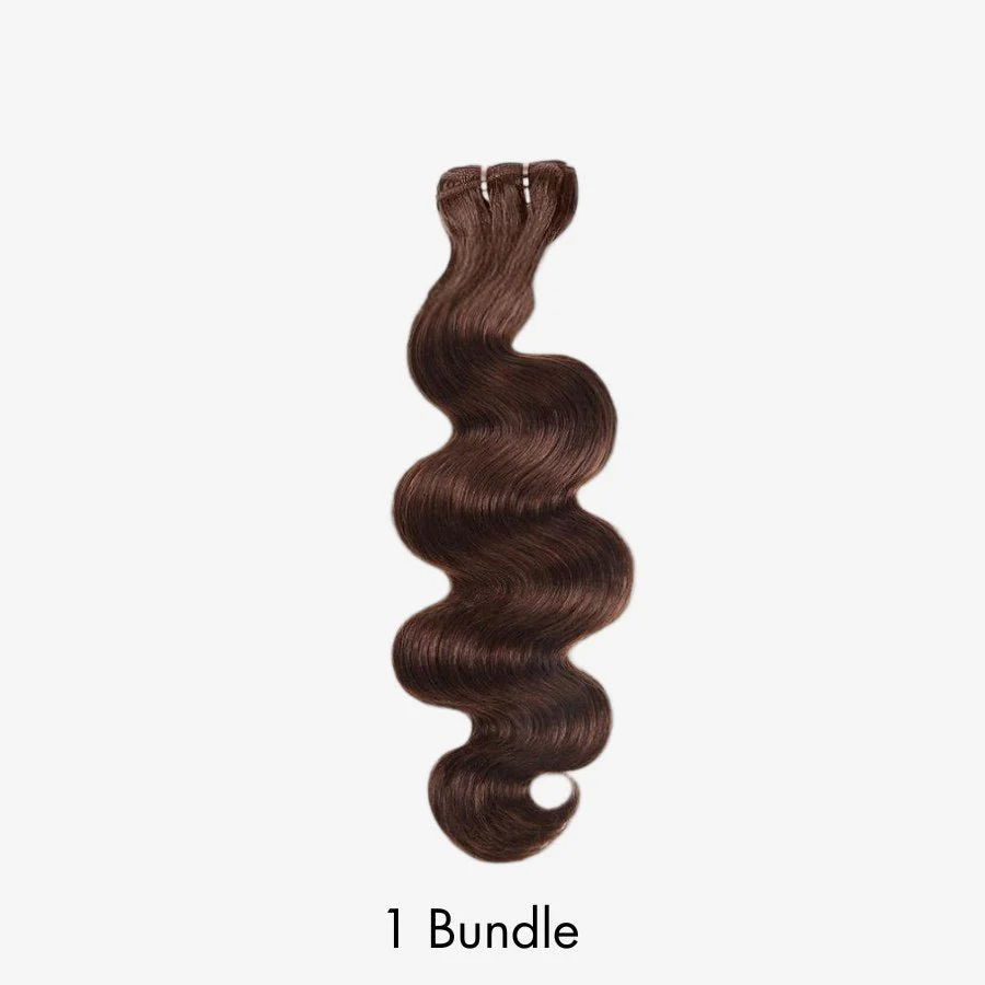 WOWANGEL #4 Brown Color Hair Bundles Deal Body Wave 100% Human Hair Weaves - Image 6