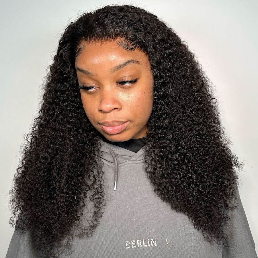 WOWANGEL 4C Texture Hair 13X6 Skinlike Real HD Lace Front Wig Kinky Curly - Image 3