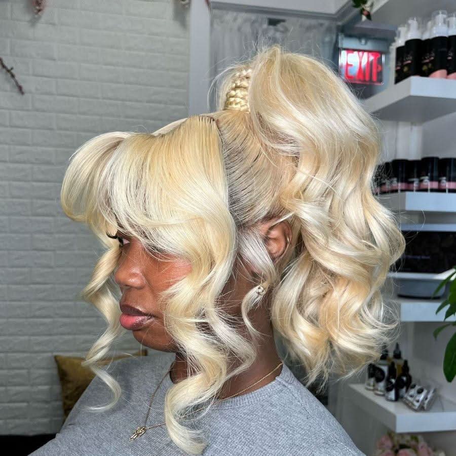 WOWANGEL 613# Blonde Full Lace Wig Transparent Lace Body Wave - Image 5
