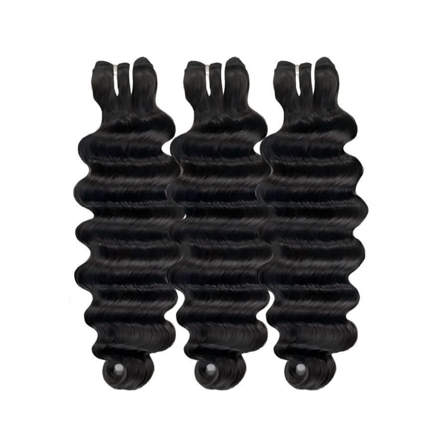 WOWANGEL Bundles Deal 3pcs Loose Wave/Water Wave/Burmese Curl 100% Human Hair Weaves - Image 5