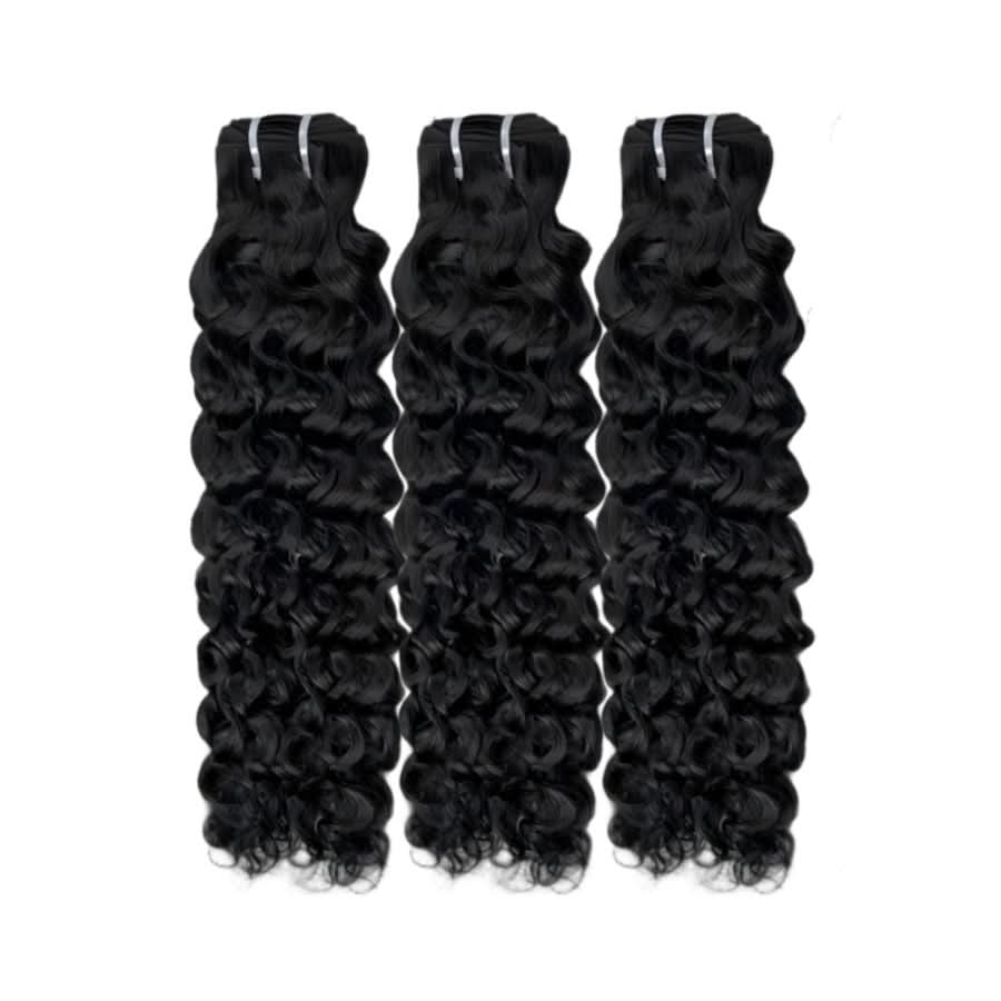 WOWANGEL Bundles Deal 3pcs Loose Wave/Water Wave/Burmese Curl 100% Human Hair Weaves - Image 6