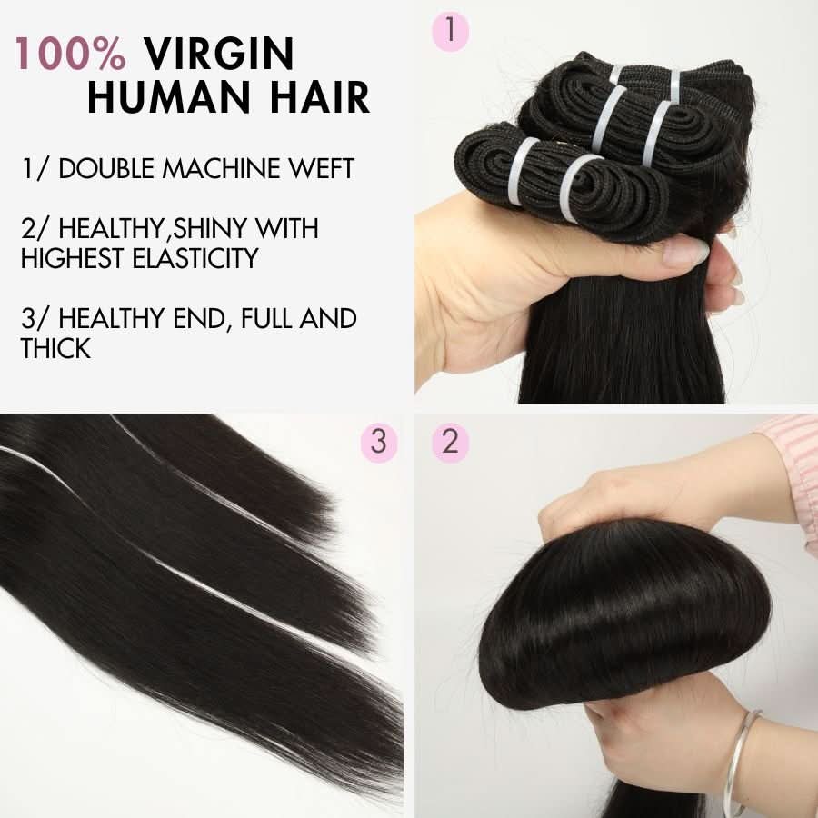 WOWANGEL Bundles Deal 3pcs Loose Wave/Water Wave/Burmese Curl 100% Human Hair Weaves - Image 3