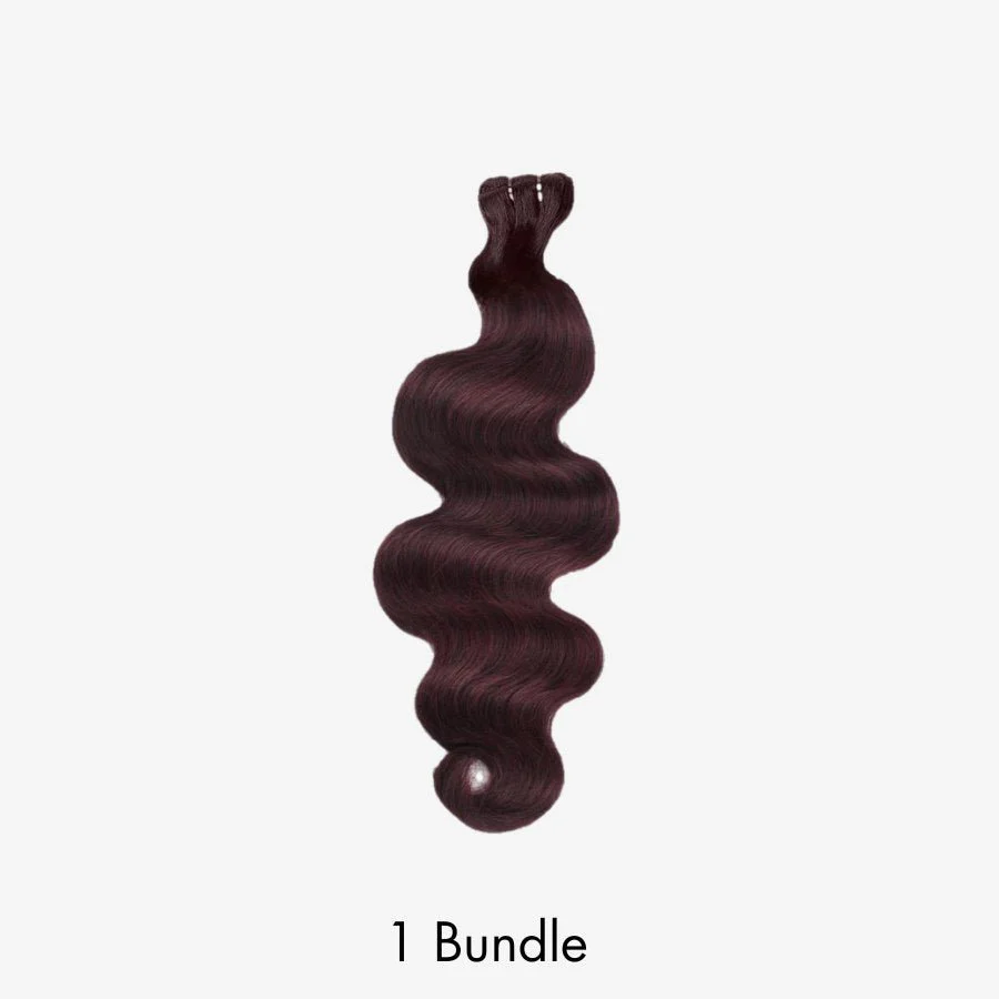 WOWANGEL Burgundy/99J Hair Bundles Deal Body Wave 100% Human Hair Weaves - Image 5