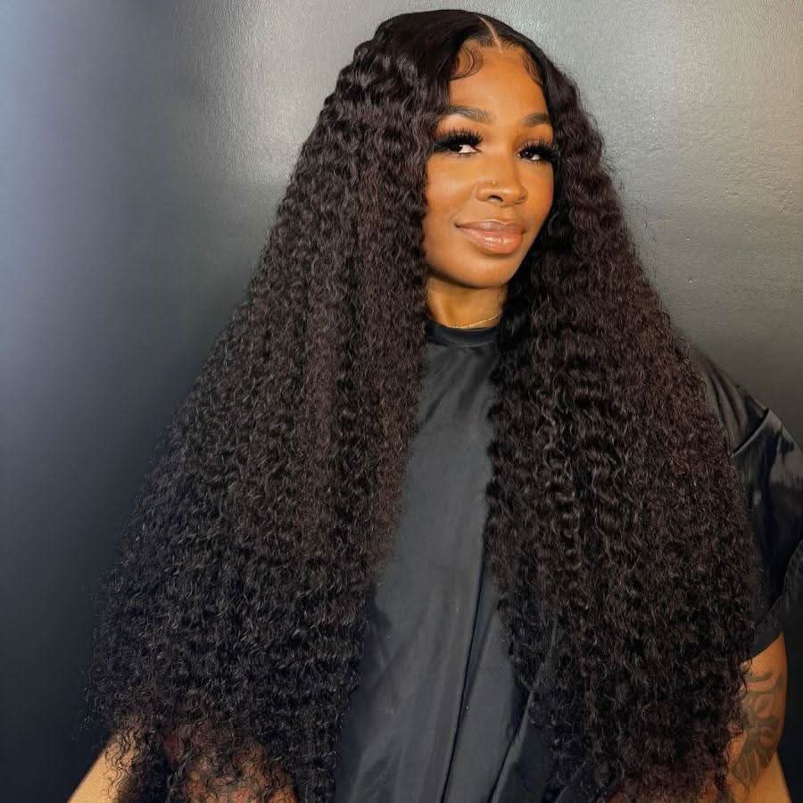 WOWANGEL Deep Curly 13X6 Full Frontal HD Lace Wig Seamless Clean Hairline - Image 3