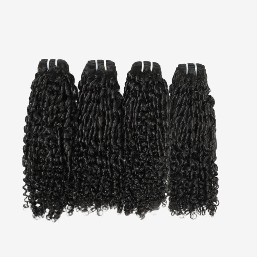 WOWANGEL Finger Twist Curly Hair Bundles Deal 100% Human Hair Weaves - Image 5