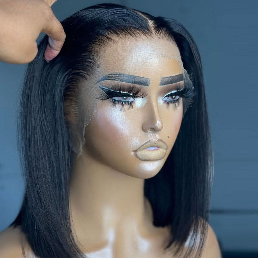 WOWANGEL 6X6/ 7X7 HD Lace Straight Bob 13X4 Lace Frontal Bob Wig - Image 3