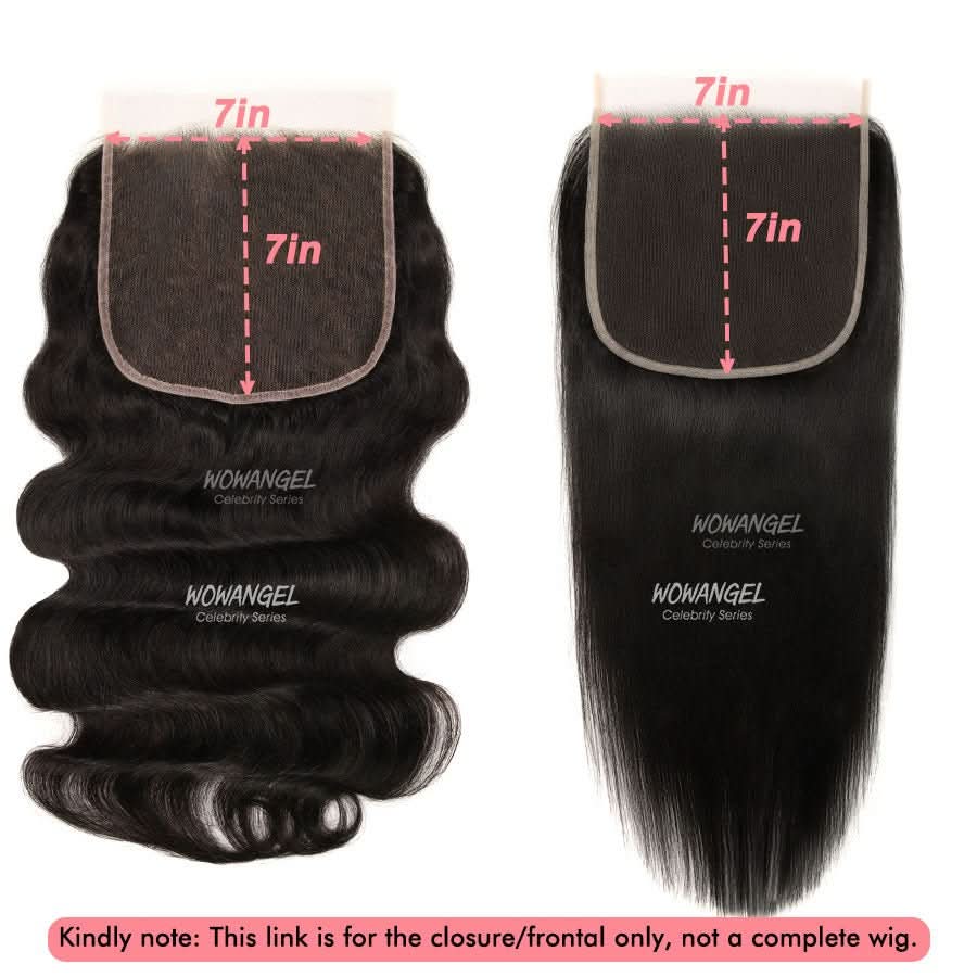 Lace Closure Only, 7x7 Skinlike Real HD Lace Closure Only, HD Lace Piece - Image 3