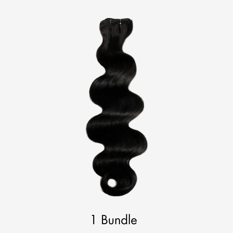WOWANGEL Jet Black Hair Bundles Deal Body Wave 100% Human Hair Weaves - Image 9