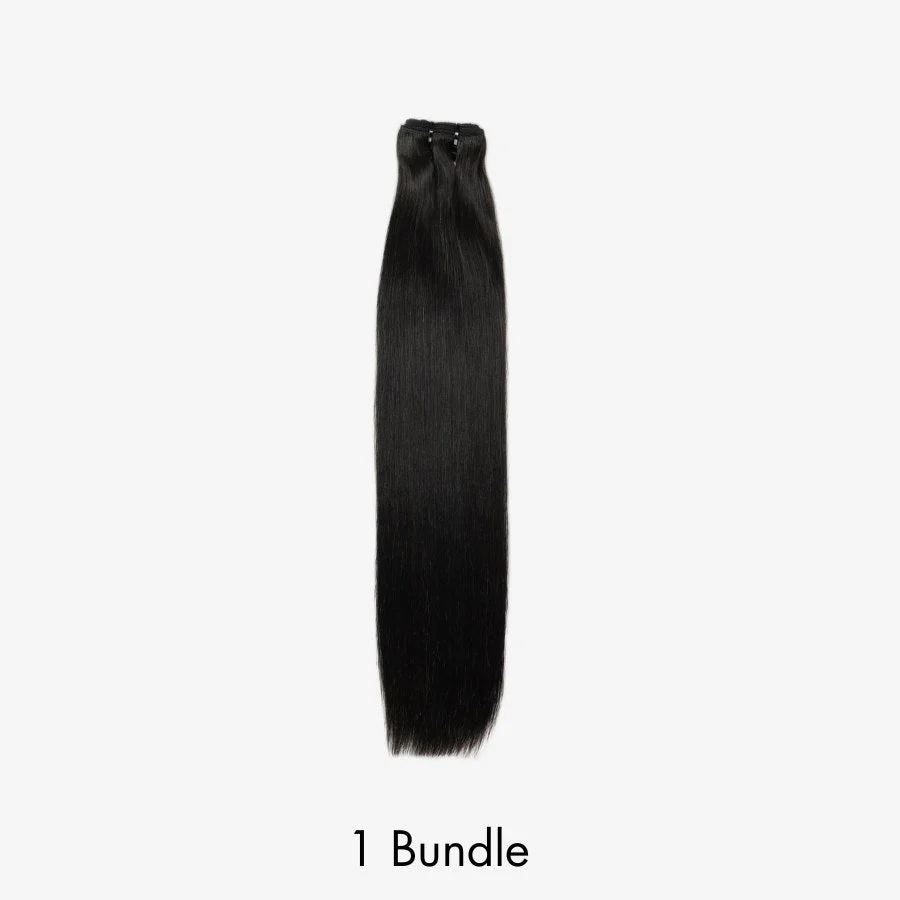 WOWANGEL Jet Black Hair Bundles Deal Straight 100% Human Hair Weaves - Image 7