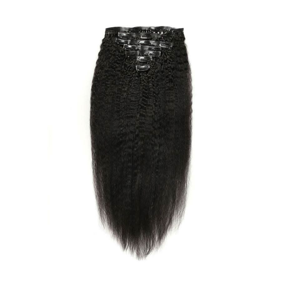 WOWANGEL Kinky Straight Seamless Clip Ins Hair Extensions - Image 6