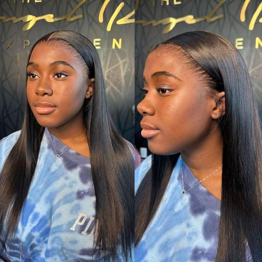 WOWANGEL Skinlike Real HD Lace 13X6 Full Frontal Wig Silk Straight Pre Plucked - Image 7