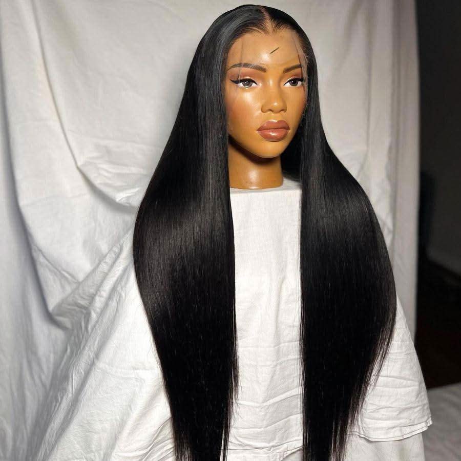 WOWANGEL 360 Invisible Strap HD Lace Wig Straight Pre Plucked Clean Hairline - Image 3