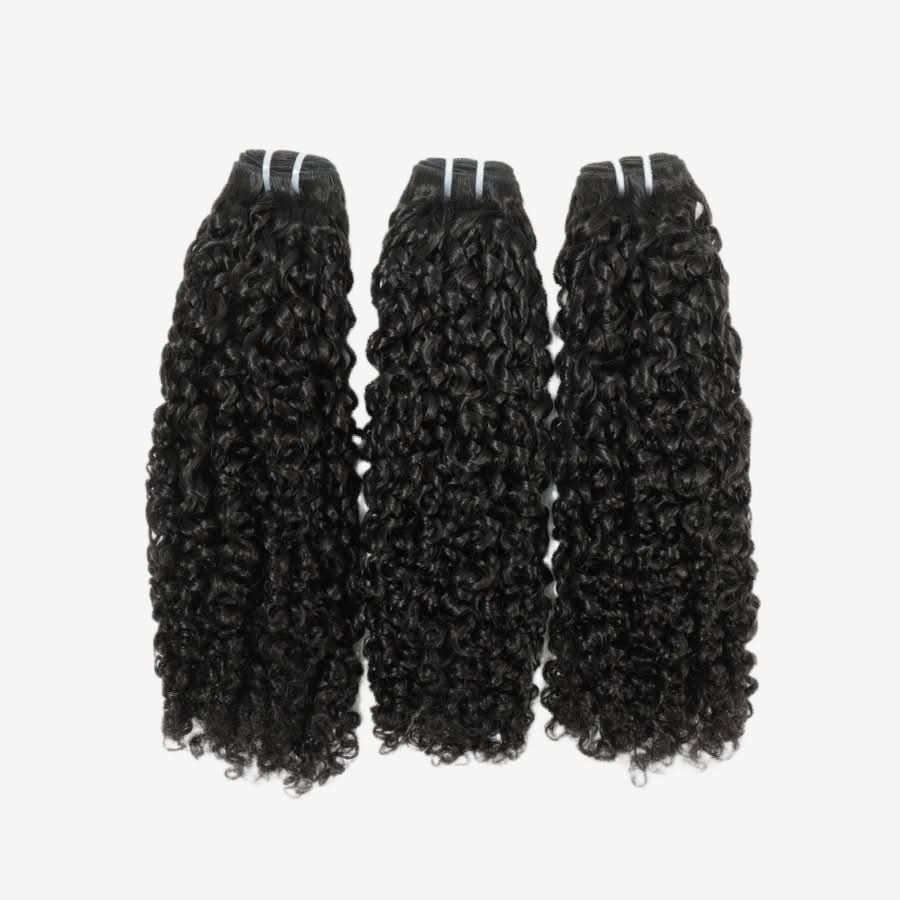 WOWANGEL Tight Curly Hair Bundles Deal 100% Human Hair Weaves - Image 4