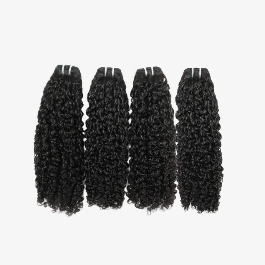 WOWANGEL Tight Curly Hair Bundles Deal 100% Human Hair Weaves - Image 6