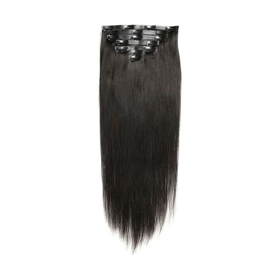 WOWANGEL Yaki Straight Seamless Clip Ins Hair Extensions - Image 5